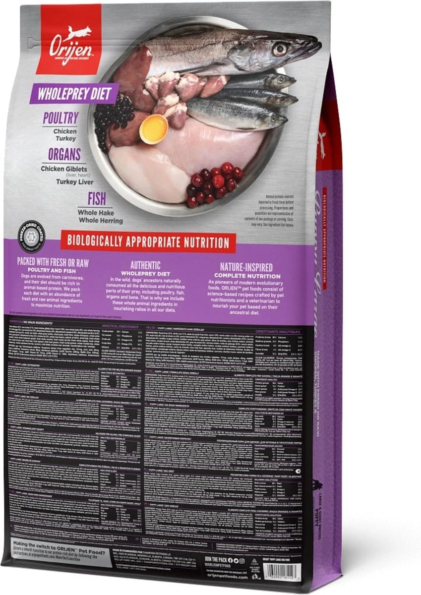 Orijen Puppy Large Breed 7 Orijen Puppy Large Breed - Afbeelding 5