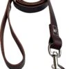 Hondenriem - 180 Cm – Bruine Riem - Leren Hondenriem Met Stiksels – 100% Volnerfleer - Hond -Hondenbenodigdheden 856x1200 1