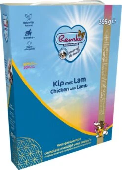 10x Renske Vers Gestoomd Complete Menu Kip - Lam 395 Gr -Hondenbenodigdheden 862x1200 2