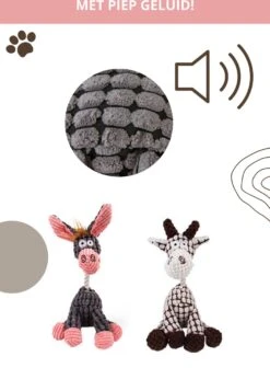 Honden Knuffel - Set Van 2 - Hondenspeelgoed Met Piep - Honden En Katten - Ezel En Giraf - Sellaio 20 Honden Knuffel - Set Van 2 - Hondenspeelgoed Met Piep - Honden En Katten - Ezel En Giraf - Sellaio -Hondenbenodigdheden 881x1200 5