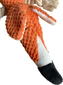 BoDutch Honden Knuffel - Vos - Puppyknuffel - Knisperoortjes - Met Piep - Oranje - 36 Cm - Hondenspeelgoed -Hondenbenodigdheden 885x1200 2