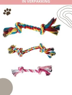 Speeltouw Hond - 3 Stuks - Speelgoed Hond - Flostouw - Hondenspeelgoed - Puppy - Trektouw 22 Speeltouw Hond - 3 Stuks - Speelgoed Hond - Flostouw - Hondenspeelgoed - Puppy - Trektouw -Hondenbenodigdheden 912x1200 7