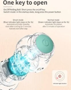 Merkloos Pecute® Elektrische Speelbal - Slimme Interactieve Zelfrollende Bal - Kat En Hond Speelgoed - Kattenspeelgoed - Blauw -Hondenbenodigdheden 957x1200 1