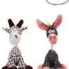Honden Knuffel - Set Van 2 - Hondenspeelgoed Met Piep - Honden En Katten - Ezel En Giraf - Sellaio -Hondenbenodigdheden 959x1200 3