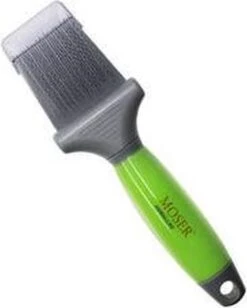 Moser Premium Slicker Borstel - Hondenvachtborstel - Groen Grijs -Hondenbenodigdheden 963x1200