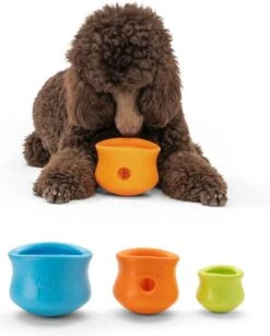 West Paw Toppl Zogoflex - Uitdagend En Sterk Speelgoed Voor Honden - Slowfeeder - Vulbaar Met Voer Of Snacks - Kleur: Groen, Maat: Large -Hondenbenodigdheden 966x1200 4