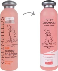 Greenfields - Milde Hondenshampoo Puppy - Zachte Shampoo Met Babypoeder Geur - Inhoud 270 Ml Of 5 Liter - 270 Ml 9 Greenfields - Milde Hondenshampoo Puppy - Zachte Shampoo Met Babypoeder Geur - Inhoud 270 Ml Of 5 Liter - 270 Ml -Hondenbenodigdheden 978x1200