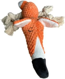 BoDutch Honden Knuffel - Vos - Puppyknuffel - Knisperoortjes - Met Piep - Oranje - 36 Cm - Hondenspeelgoed -Hondenbenodigdheden 980x1200 4