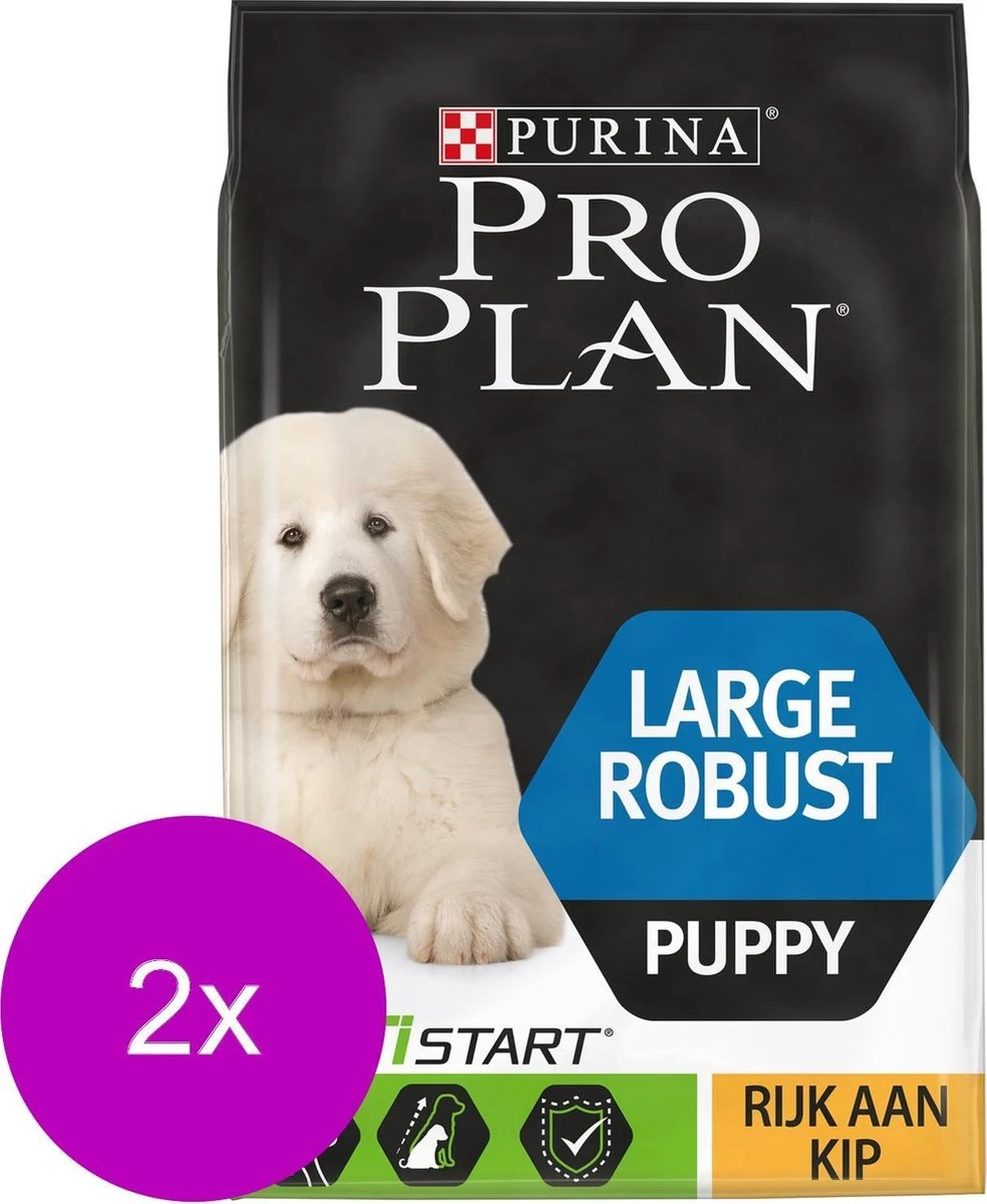 Pro Plan Dog Puppy Large Breed Robust Kip - Hondenvoer - 2 X 3 Kg 3 Pro Plan Dog Puppy Large Breed Robust Kip - Hondenvoer - 2 X 3 Kg