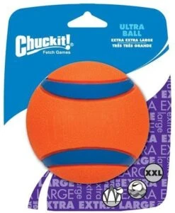 Chuckit! Ultra Ball XL – Honden Speelgoed – Ø 9 Cm – Oranje/Blauw – Apporteerspeelgoed – 1-Pack 26 Chuckit! Ultra Ball XL – Honden Speelgoed – Ø 9 Cm – Oranje/Blauw – Apporteerspeelgoed – 1-Pack -Hondenbenodigdheden 985x1200 2