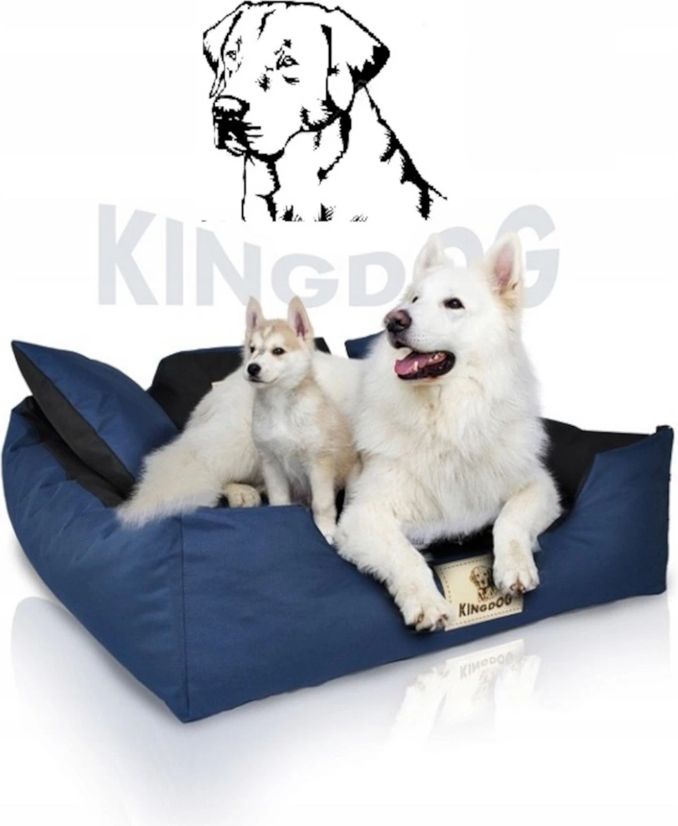 KingDog - Groot Honden- En Kattenbed 75 X 65 | Donkergrijs - Maat M 7 KingDog - Groot Honden- En Kattenbed 75 X 65 | Donkergrijs - Maat M - Afbeelding 5