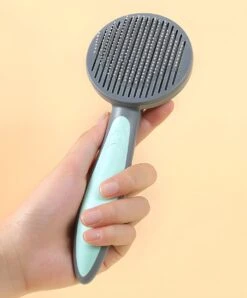 Pakeway T9 - Kattenborstel - Zelfreinigende Kattenkam - Roze - Massageborstel - 19,3 Cm -Hondenbenodigdheden 995x1200