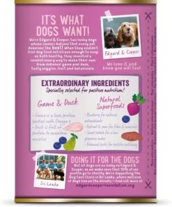 Edgard & Cooper Wild & Eend Blik - Voor Volwassen Honden - Hondenvoer - 12 X 400g 12 Edgard & Cooper Wild & Eend Blik - Voor Volwassen Honden - Hondenvoer - 12 X 400g -Hondenbenodigdheden 996x1200 5