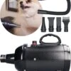 MiMOPETS® Hondenföhn Met 4 Opzetstukken – Waterblazer Voor Honden Met Geluiddemper -Hondendroger - Zwart -Hondenbenodigdheden 999x1200 7